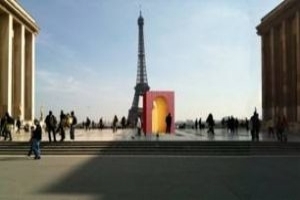 Des portes rouges marocaines dissÃ©minÃ©es Ã  Paris fin mai