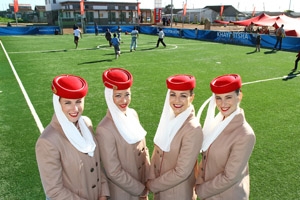 Emirates cabin crew discover longer term legacy of the FIFA World Cup