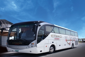 ETIHAD AIRWAYS INCREASES TRANSFER OPTiONS FROM DuBAI, LAUNCHES MARINA MALL STOP FOR LUXURY COACH Ser
