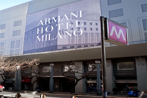 Armani Hotel Milano opening November 10
