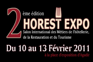 2Ã¨me salon international du tourisme 'Horest Expo' d'Agadir du 10 au 13 fÃ©vrier  