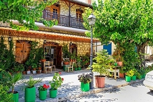 The village of Omodos / Cyprus